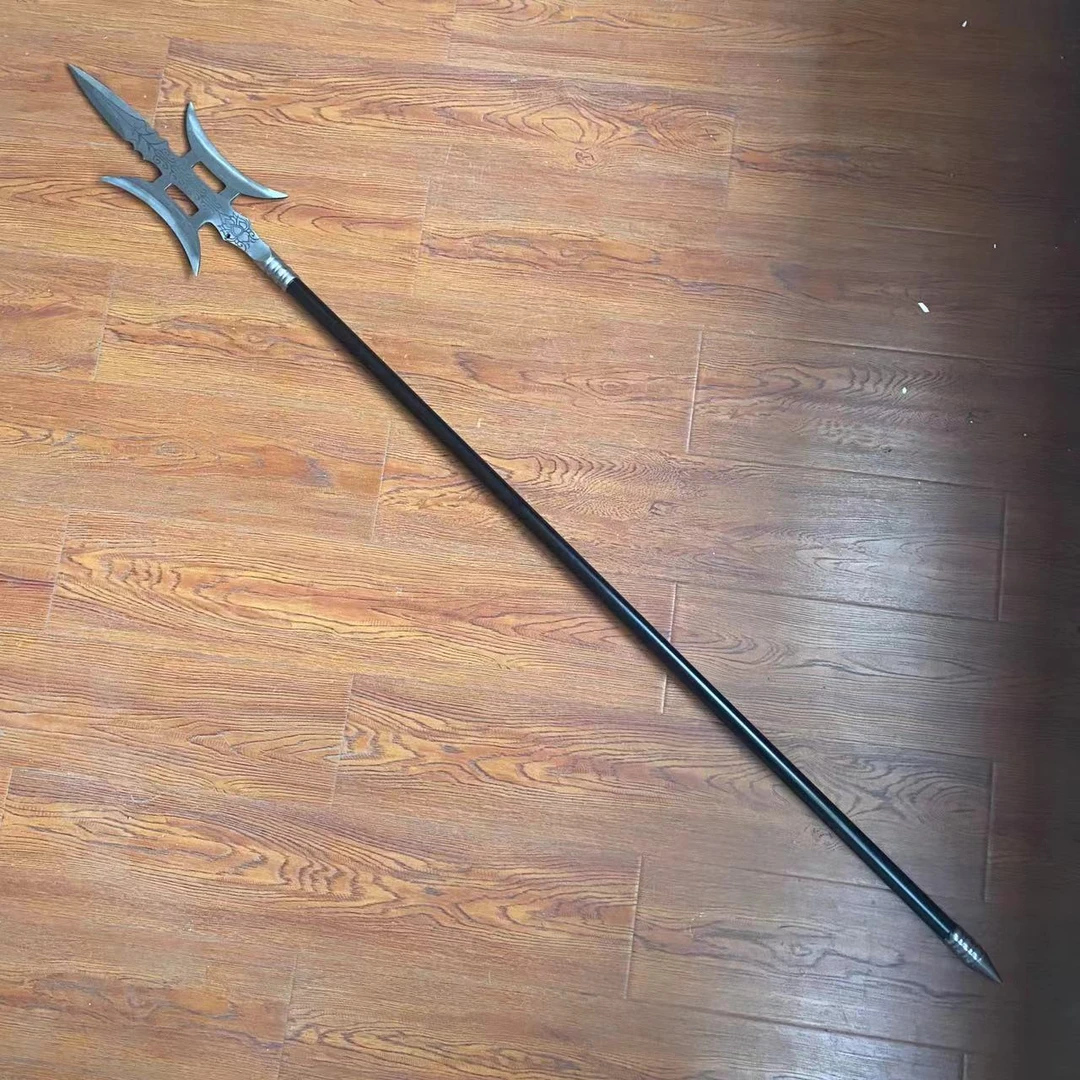 方天画戟龙泉刀剑冷兵器十八班兵器高锰钢收藏宝刀宝剑未开刃
