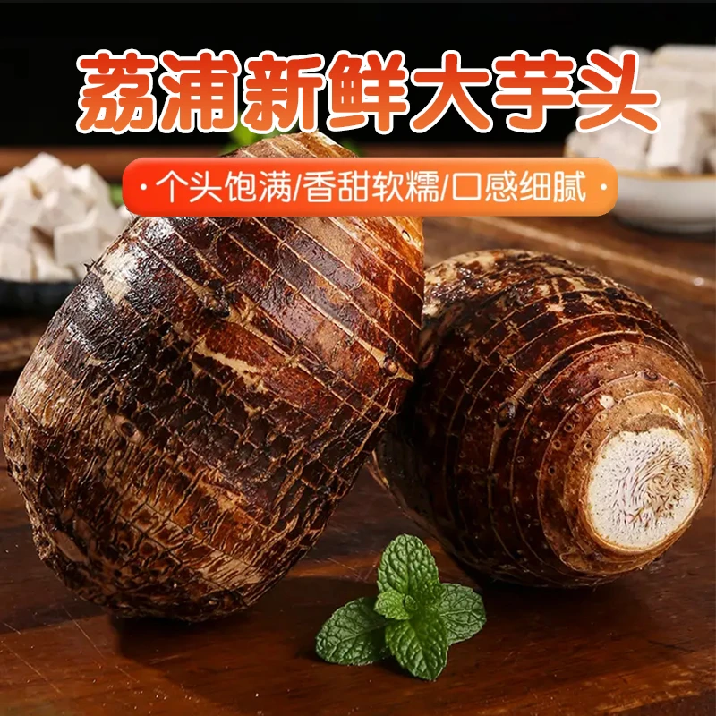 正宗广西荔浦新鲜大芋头槟榔现挖大芋头3斤/5斤/9斤粉糯香甜饱满