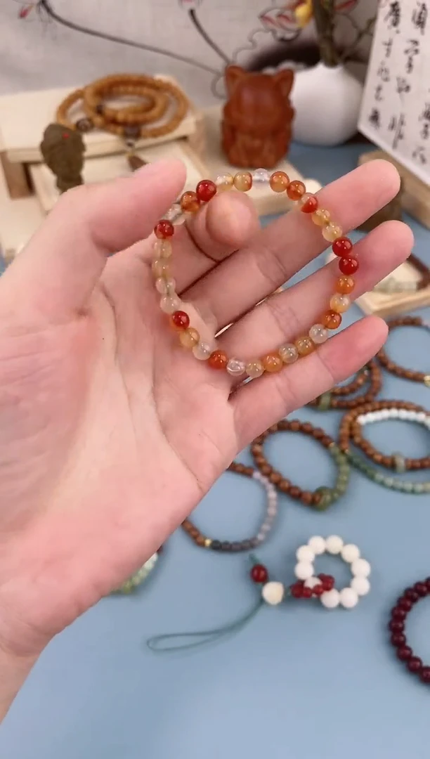 【闪购商品】库克手串红龙纹单圈