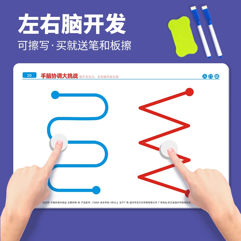 左右脑开发玩具思维逻辑训练益智开发大脑智力儿童