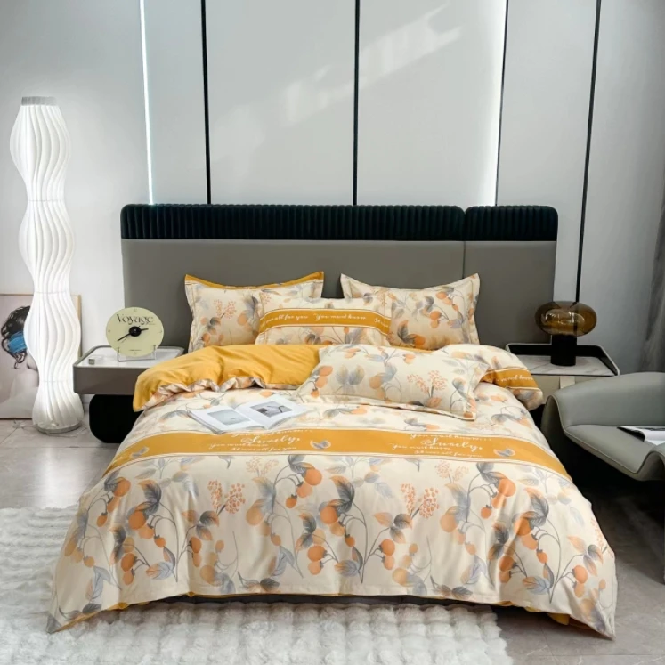 【高货清仓】德YF/亲肤纯棉印花四件套-秋实