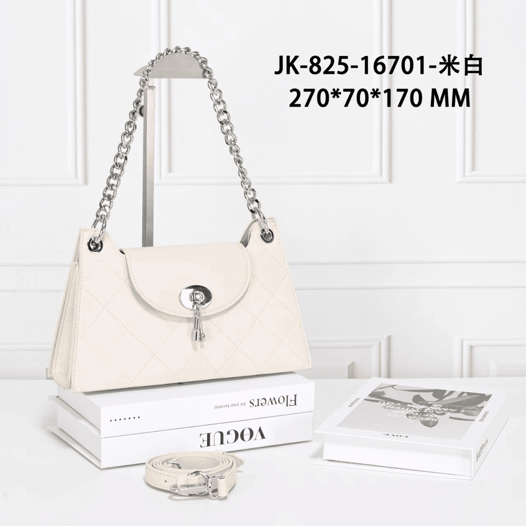 GQ-16701-米白-RAIN.CUN轻奢小众时尚百搭女士包