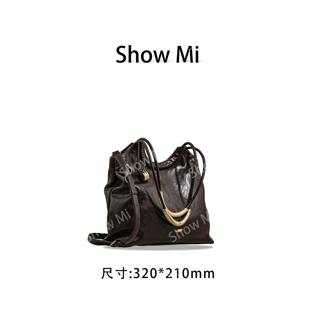 【Show Mi】SK-62651-黑糖咖啡-轻奢小众时尚百搭女士包sm