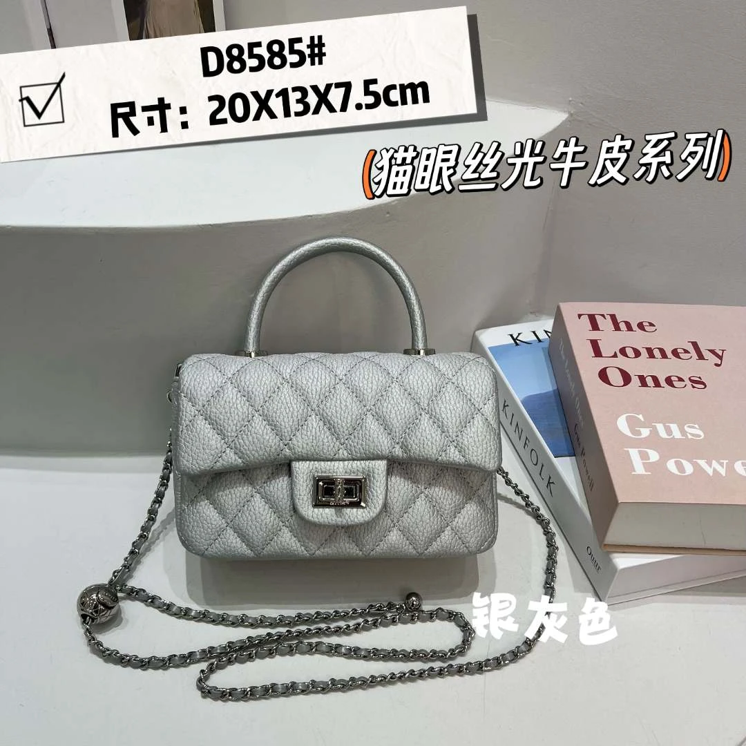 ZT-D8585-银灰色-RAIN.CUN轻奢小众时尚百搭女士包