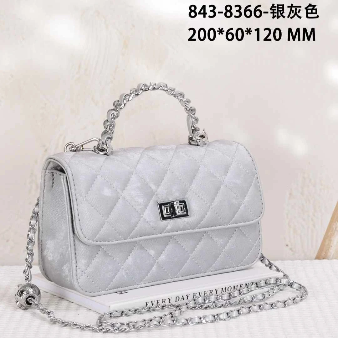 【Show Mi】GQ-8366-银灰色-轻奢小众时尚百搭女士包