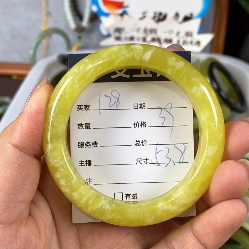 【闪购商品】蛇纹石玉手镯未镶嵌