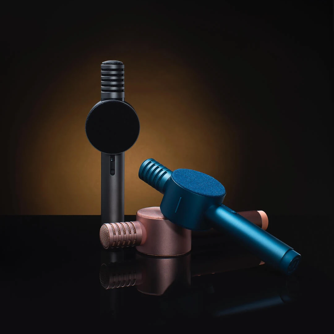 D141麦克风智能音响手机直播车载K歌话筒录音 全民K歌