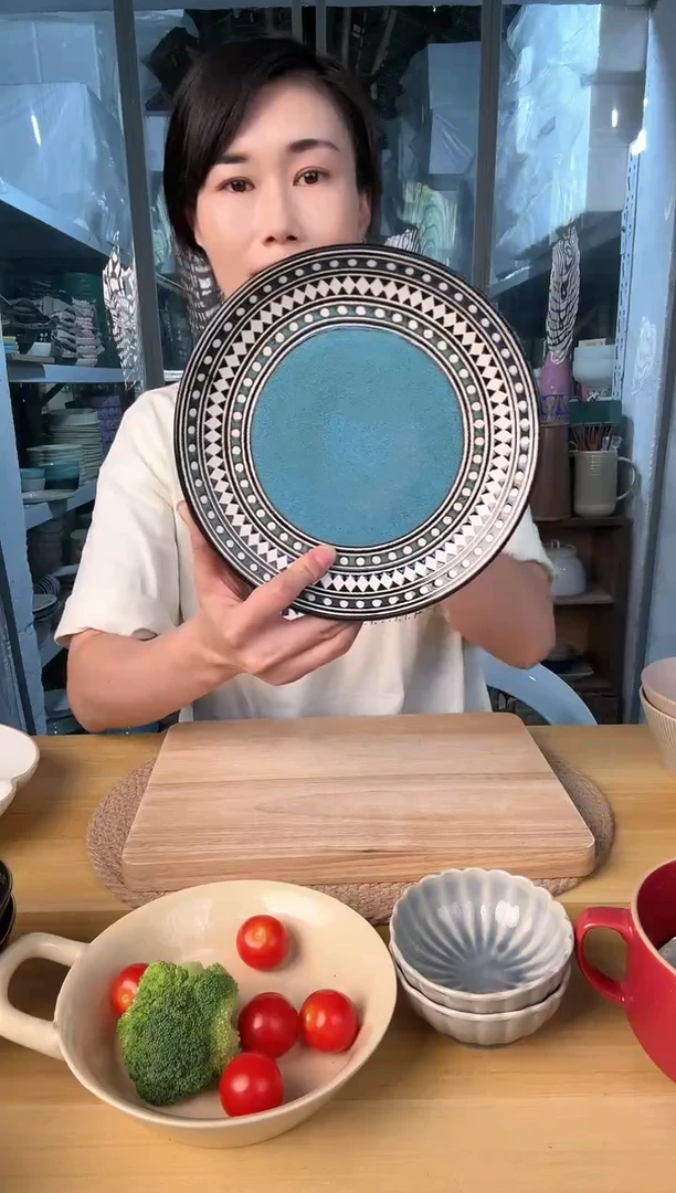 【闪购商品】瓷片8.5英寸波西米亚盘微瑕