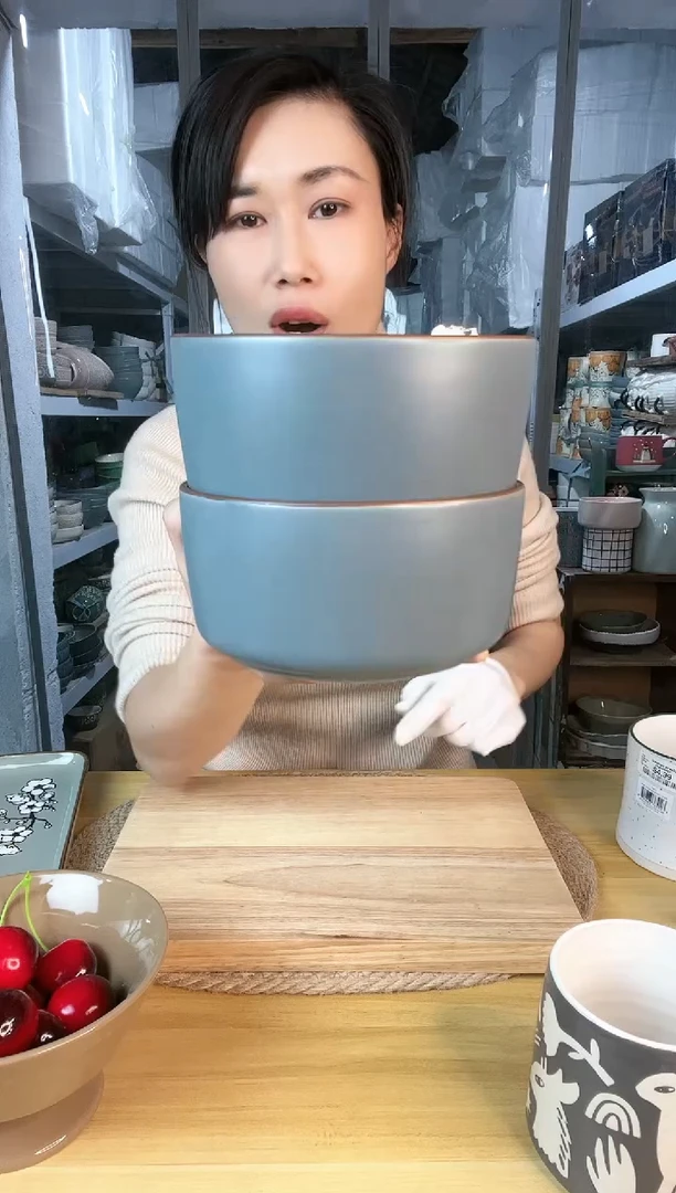 【闪购商品】密胺碗美拉德5.5英寸碗2只微瑕