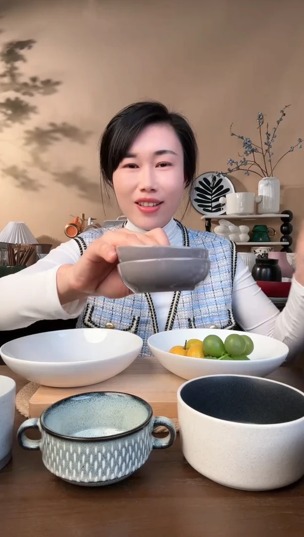【闪购商品】瓷片8.5英寸内亮外哑光白碗2只微瑕