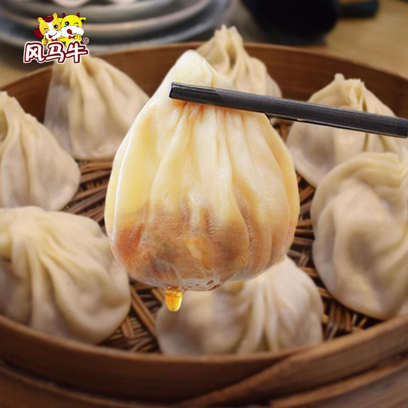 风马牛无锡小笼包鲜肉6袋早餐特产正宗纯手工灌汤包子速食馒头