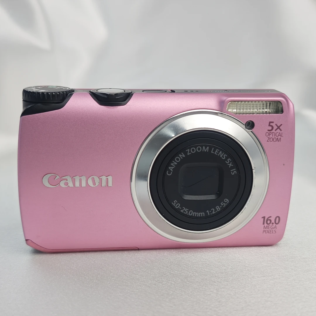 95新 Canon/佳能 a3300樱花粉1600万像素5倍变焦ccd数码相机