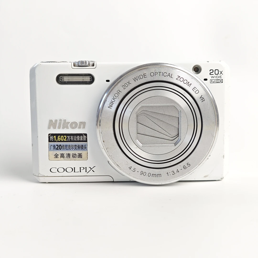 9新 Nikon/尼康 s7000奶白色可wifi1600万像素20倍变焦ccd