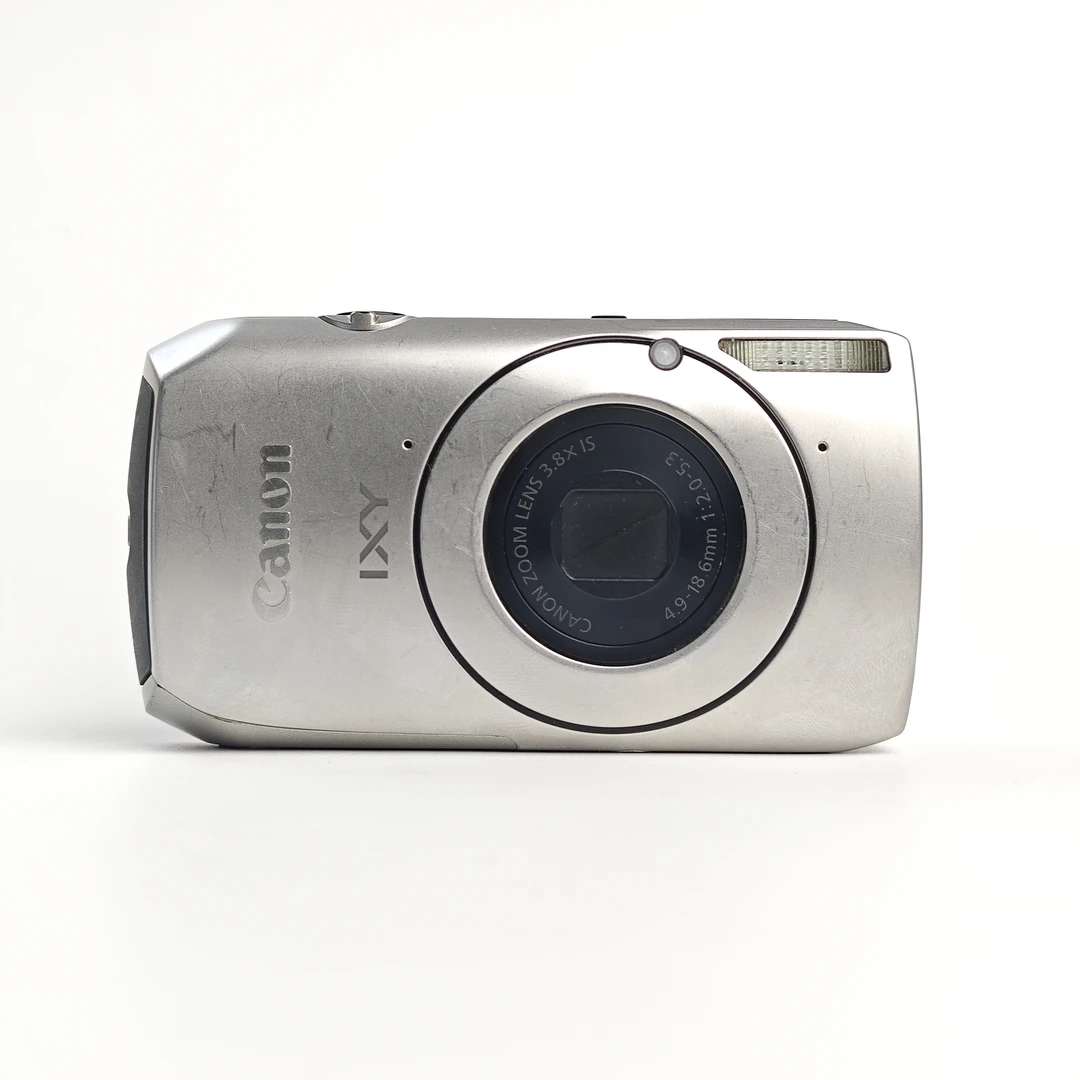 95新 Canon/佳能 ixy30s（300）银色1000万像素3.8倍变焦ccd