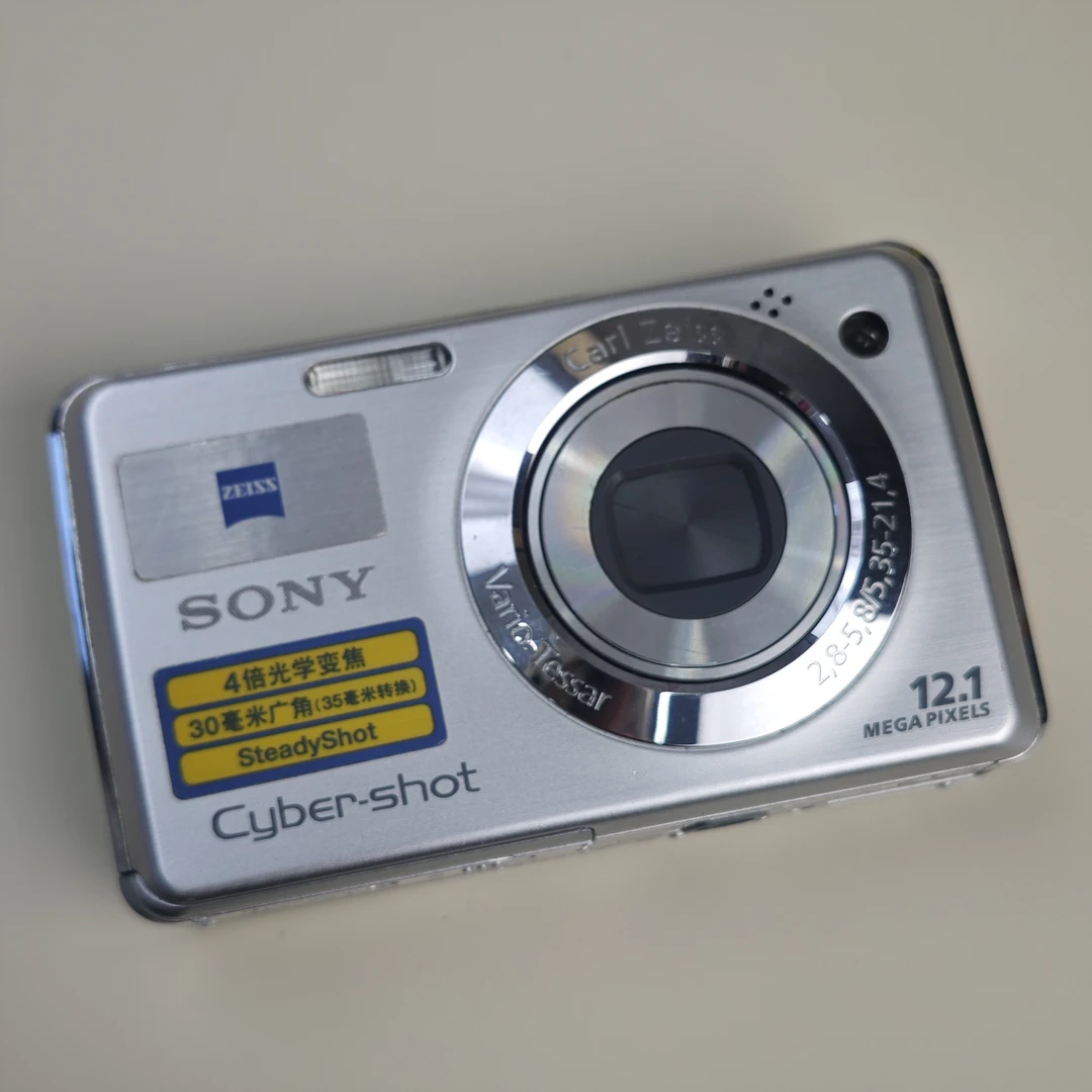 95新 Sony/索尼 w210银1210万像素4倍变焦ccd数码相机