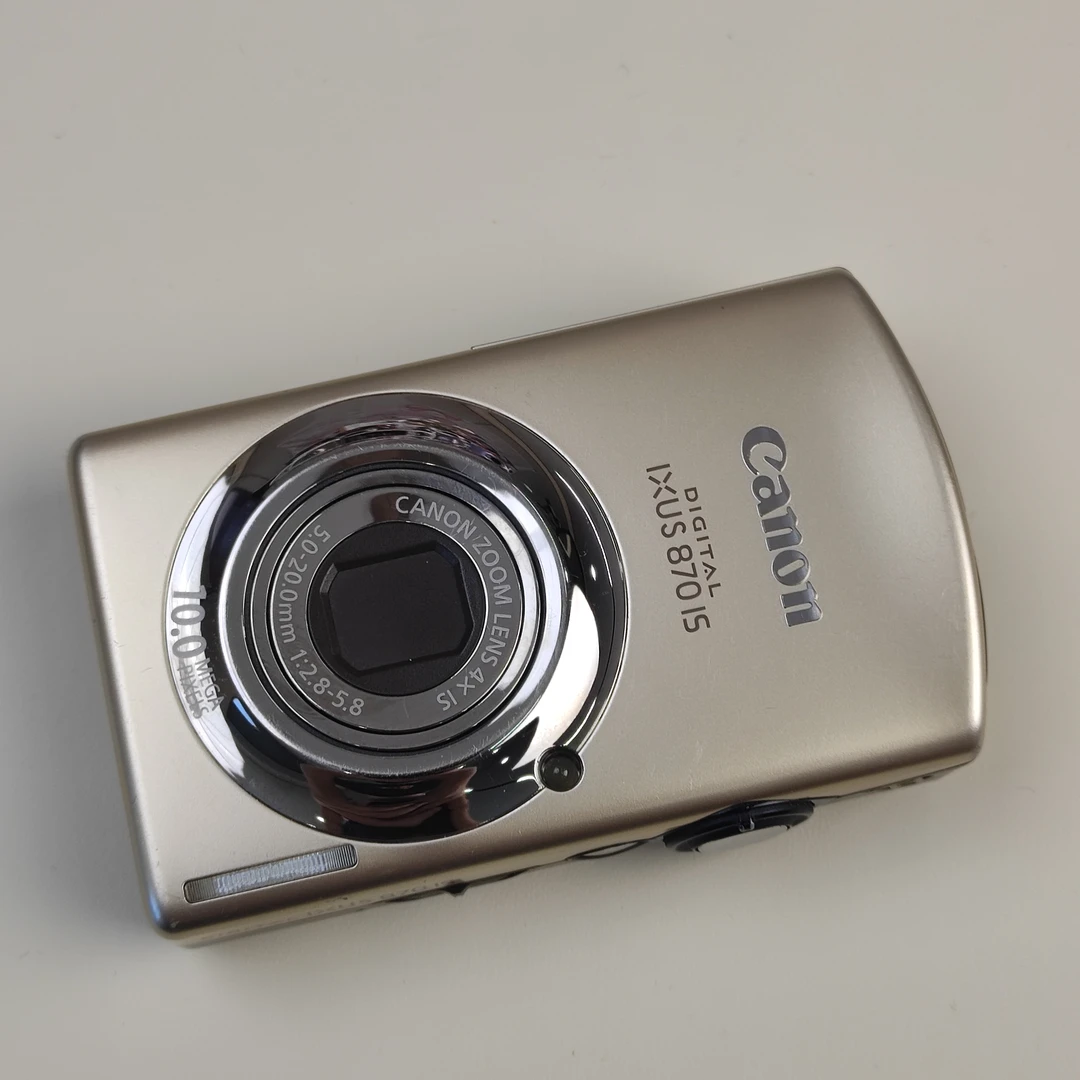 9新 Canon/佳能 ixus870金色1000万像素3倍变焦ccd数码相机