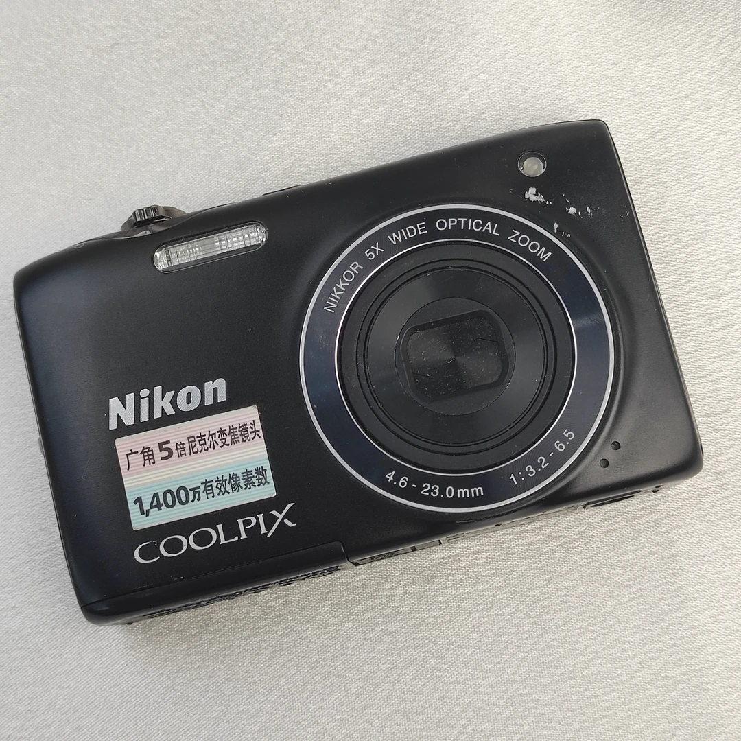 95新 Nikon/尼康 s3100黑1400万像素5倍变焦ccd数码相机