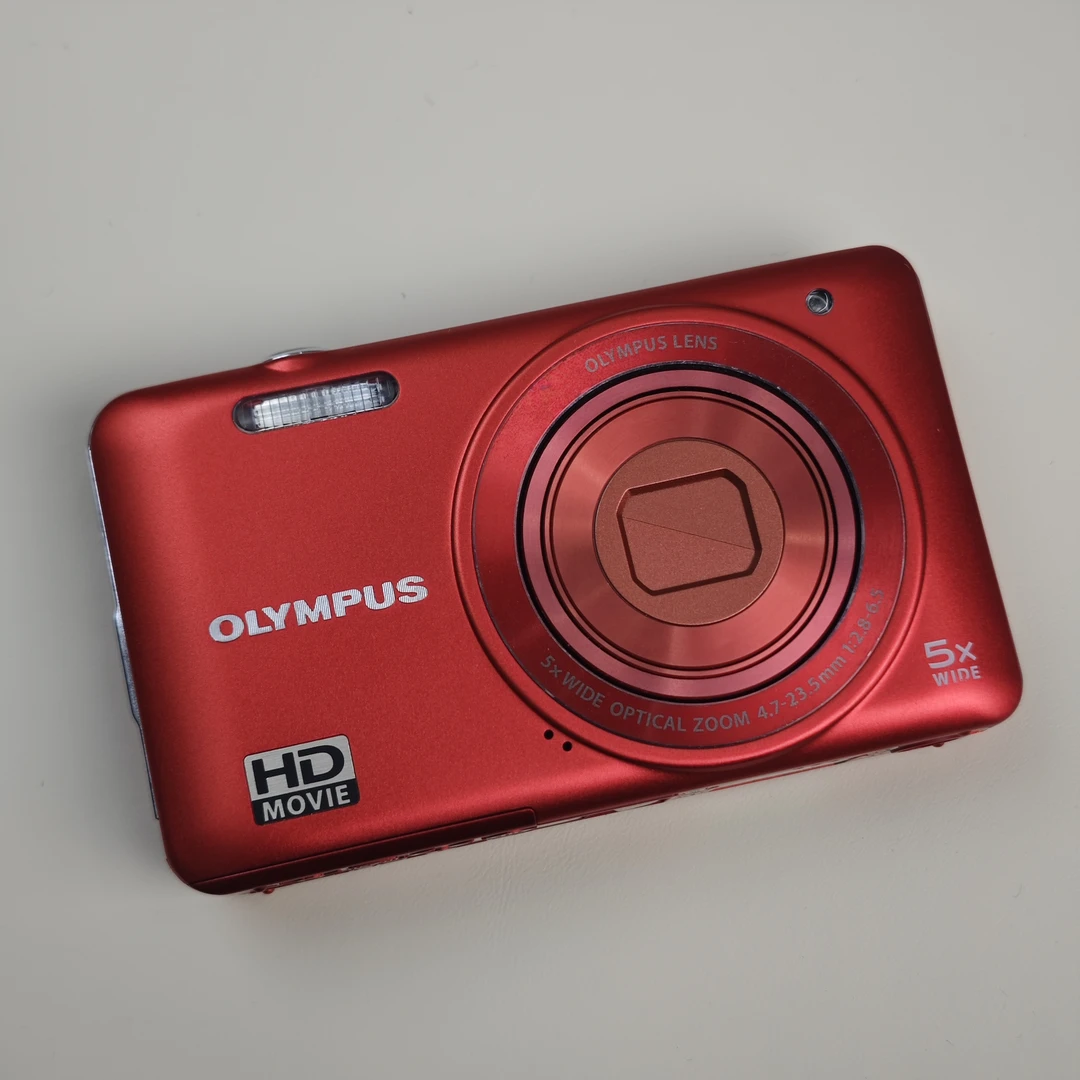 9新 Olympus/奥林巴斯 vg160红柚色1400万像素5倍变焦ccd数码相机
