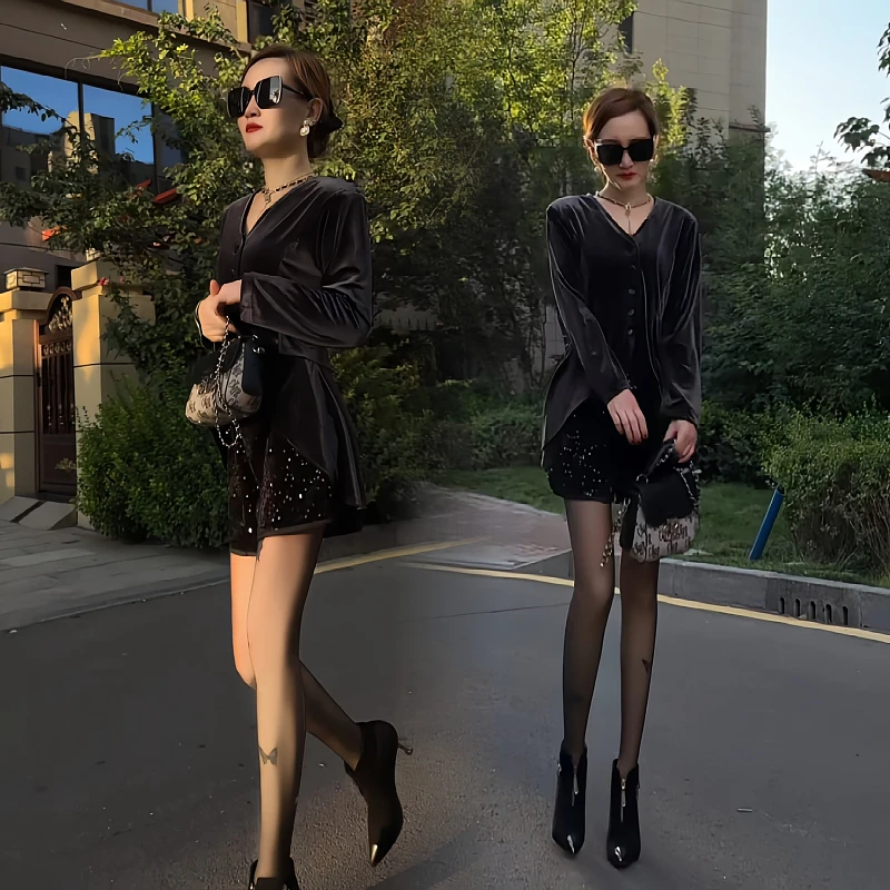 女款气质服装田园风爆款秋装女2025女装时尚百搭潮流洋气套装单件