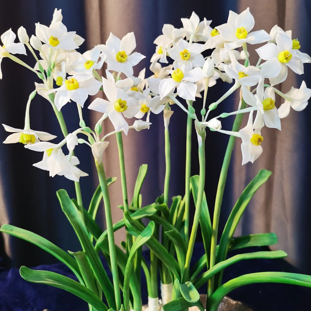 手工艺品水仙花花艺品