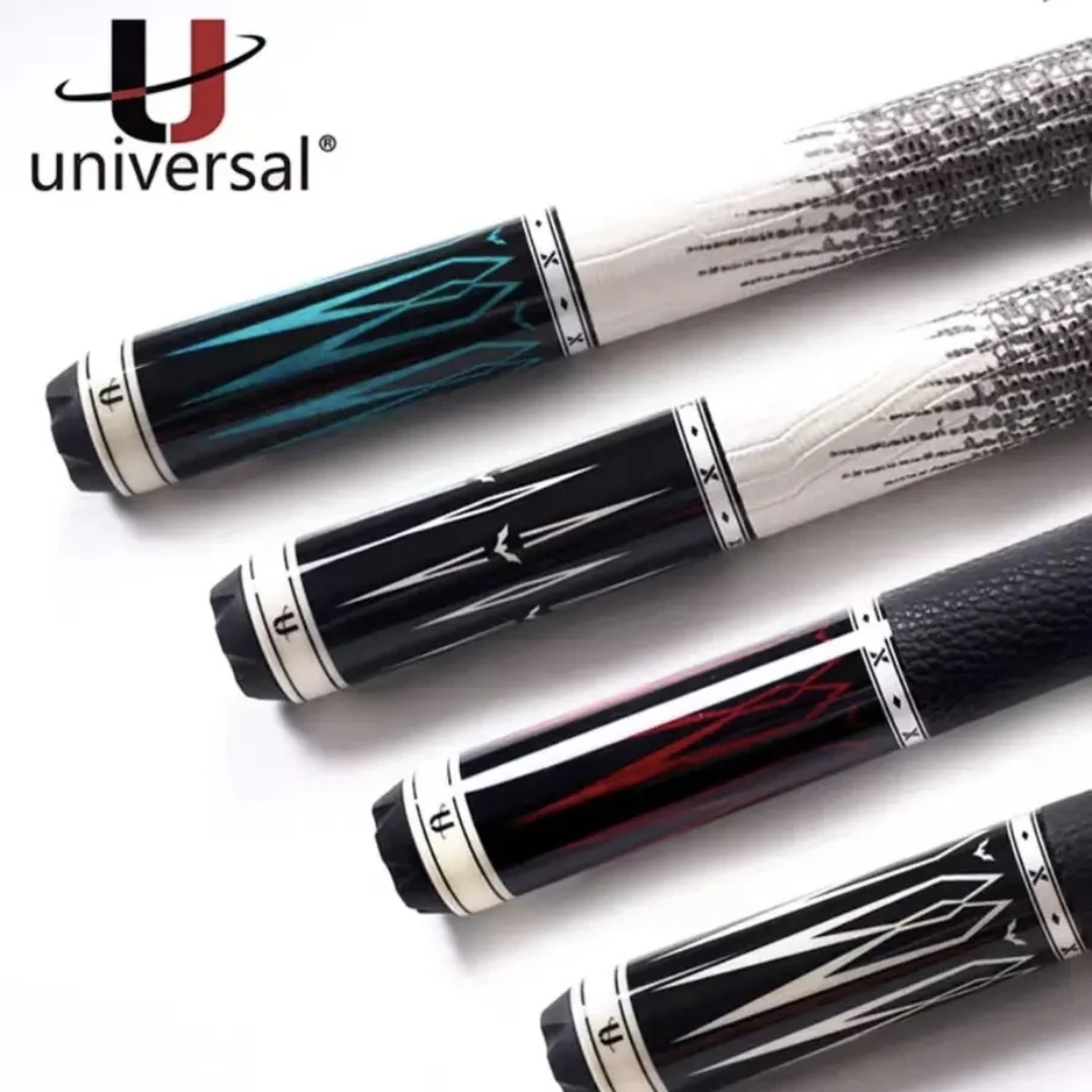 环球新款蝙蝠台球杆0301蜥蜴纹皮系列分体黑八九球杆大头杆