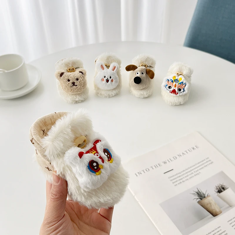 婴儿鞋子冬季卡通加绒男女童保暖步前鞋婴幼儿宝宝学步鞋软底加厚