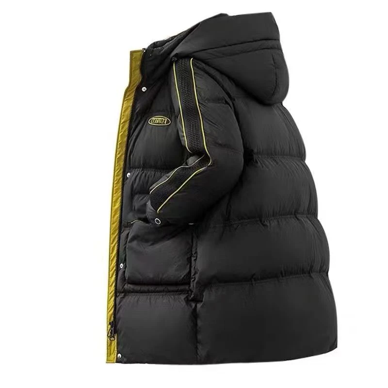 2024新款棉衣女中长款冬新款洋气韩版宽松加厚连帽面包服外套