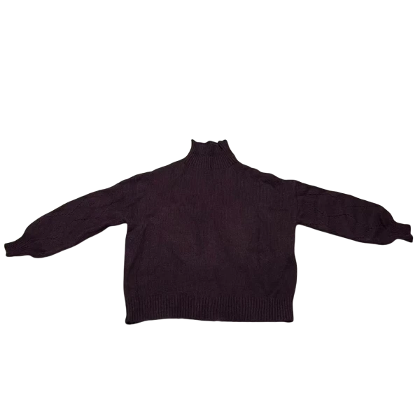 Miss赵 秋冬极简风宽松显瘦百搭灯笼袖毛衣