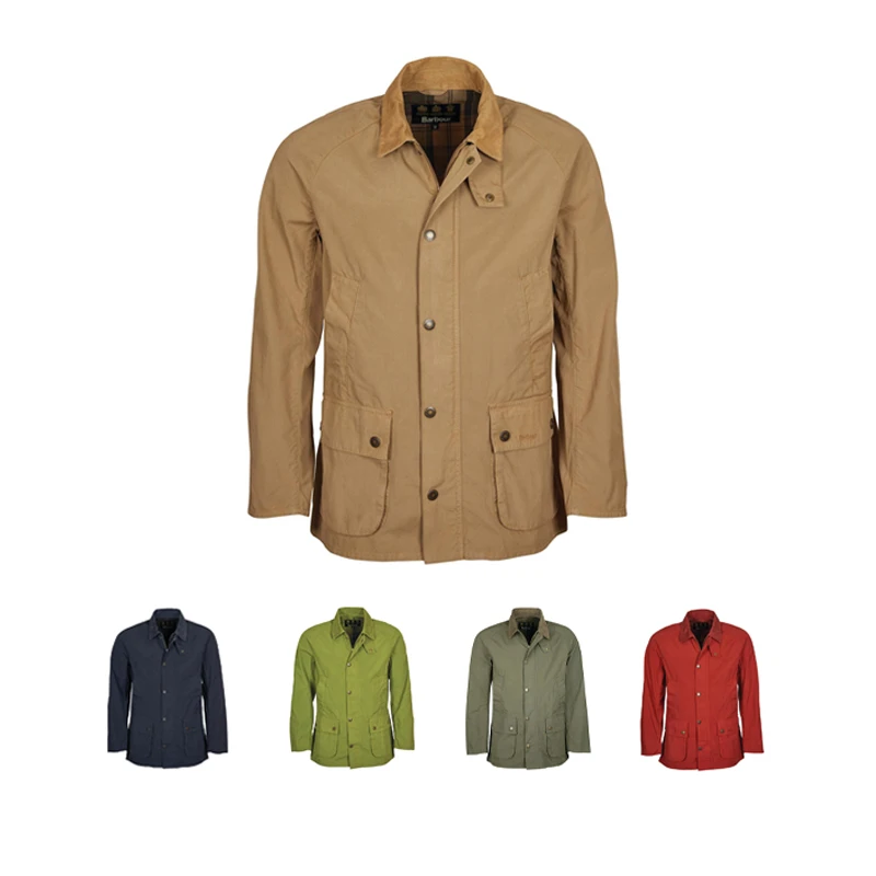 三皇冠 英国BARBOUR ASHBY Casual春秋无蜡夹克男MCA0792风衣外套