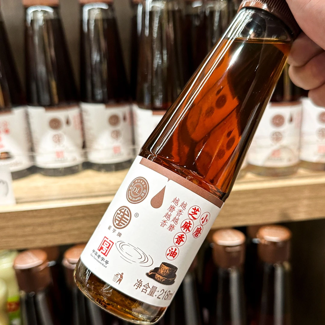 许昌代购小磨芝麻香油凉拌火锅蘸料218ml超市自有品牌