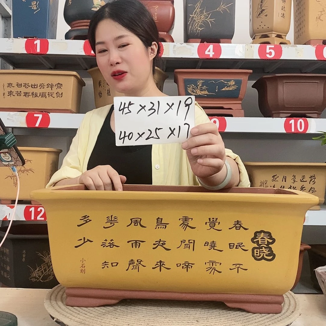 紫砂花盆宜兴紫砂