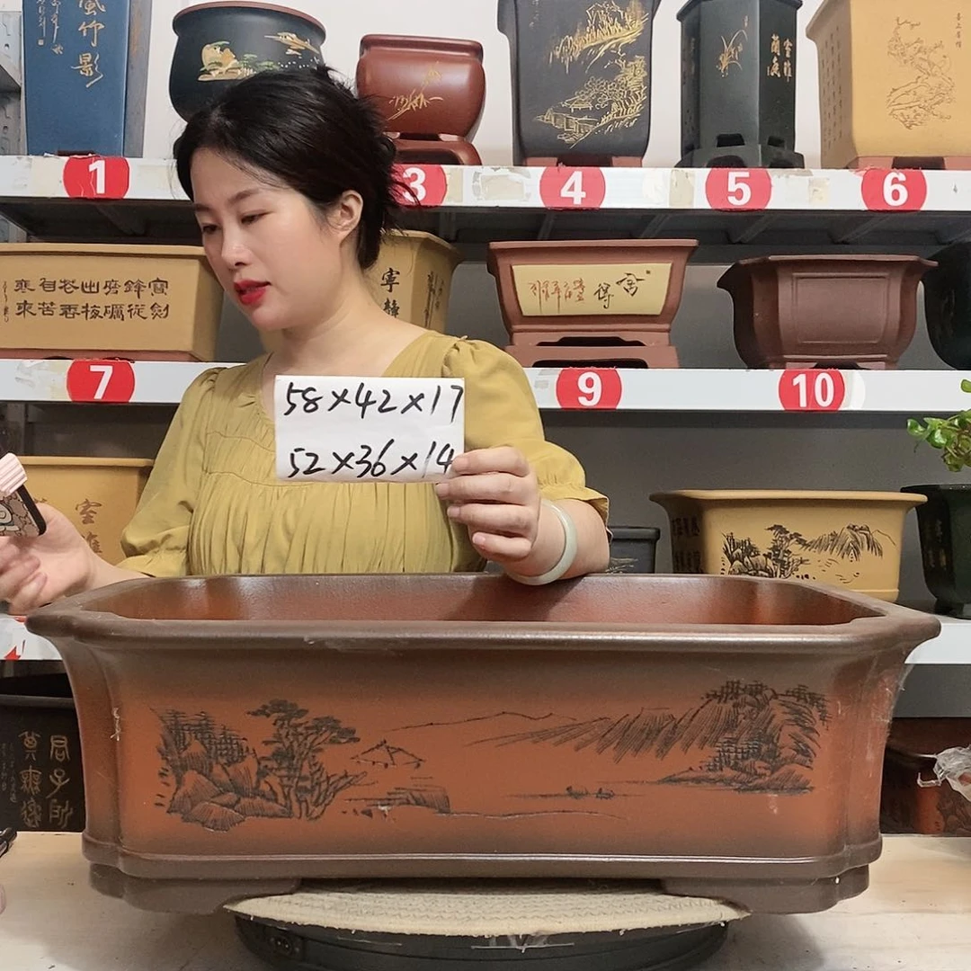 紫砂花盆宜兴紫砂