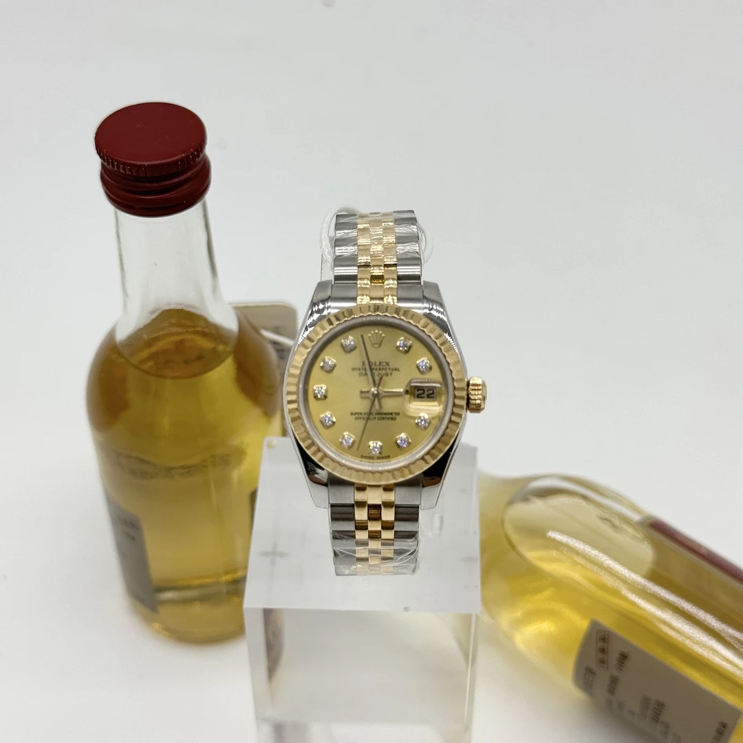 99新 Rolex/劳力士 女装日志型 精钢+18K黄金 26mm 单