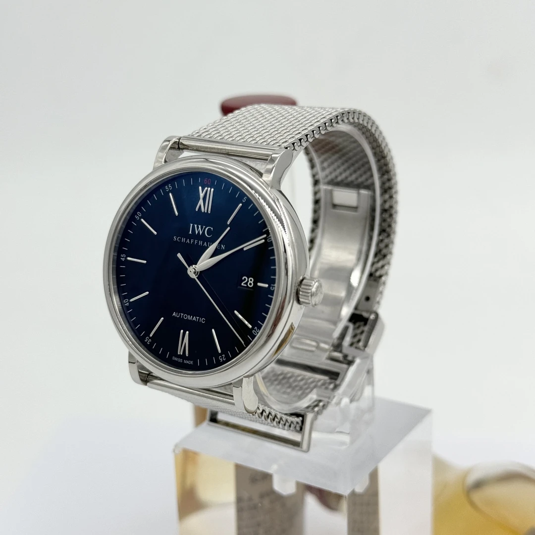 99新 IWC/万国 柏涛菲诺 自动机械 精钢 40mm 单