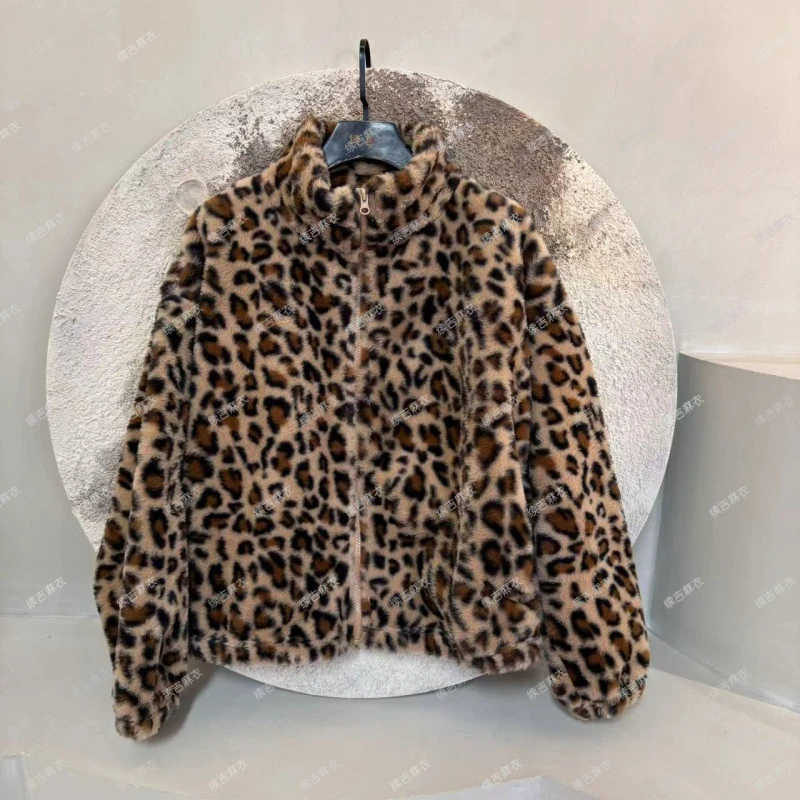 24-1445｜小豹猫｜冬季保暖加厚外套毛毛外套