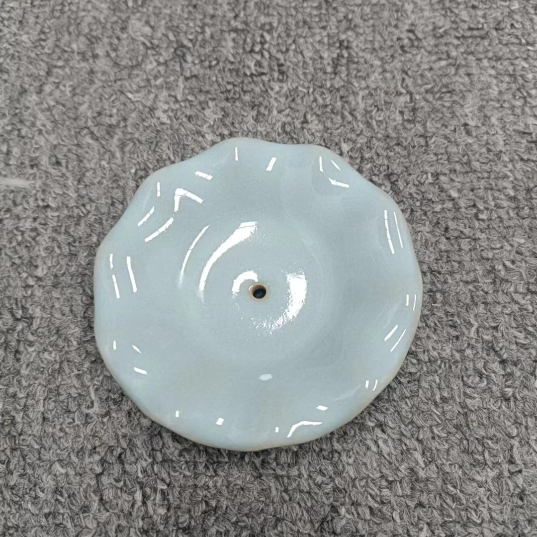 创意陶瓷天青色茶托