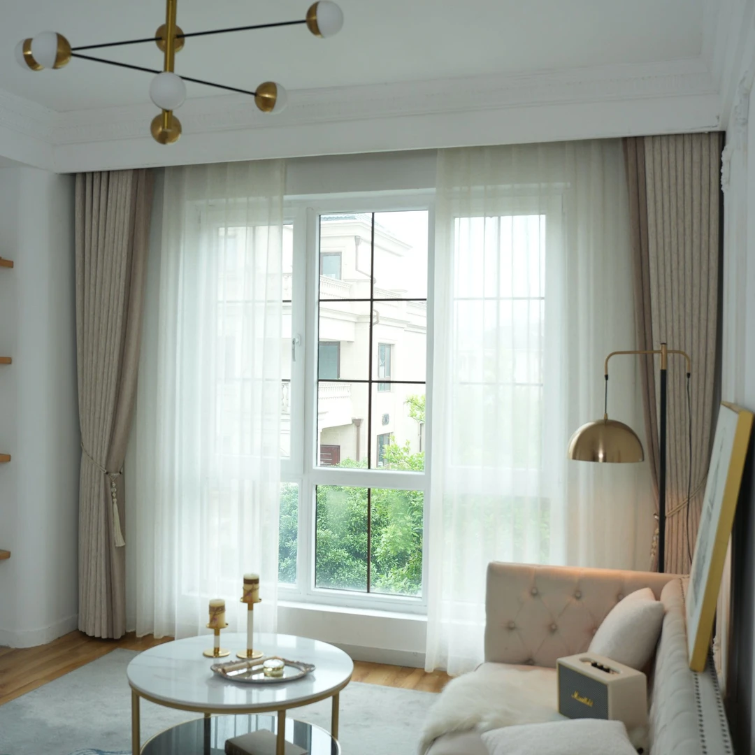 【成品不改短】正反同面同色春意盎然遮光窗帘链接~ 款式直播间为准