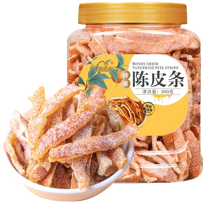 蜂蜜陈皮条300g甘草酸甜休闲零食特产可泡茶水