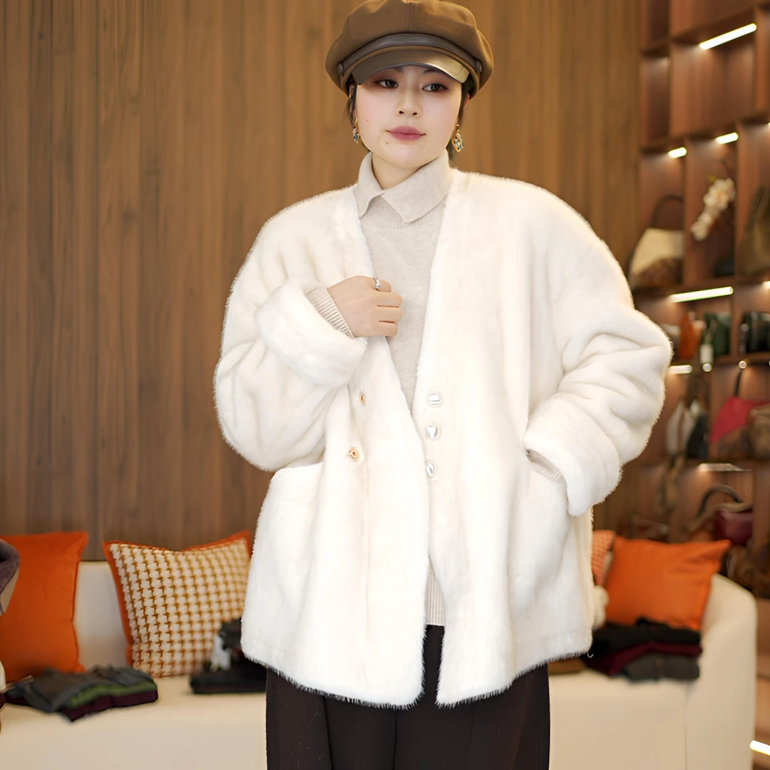 知南2024新款25825时尚气质长外套