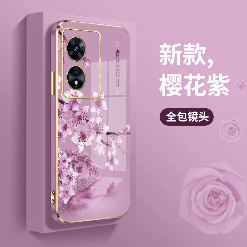 适用oppoa97手机壳PFTM10新款直边电镀壳oppoa91网红OPPOA975G个
