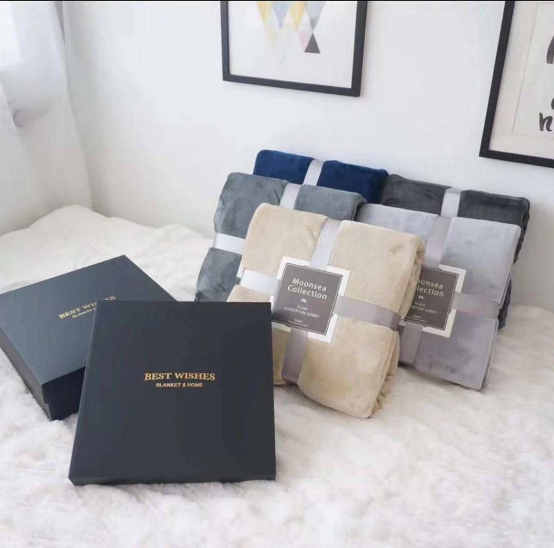 【新号福利】印花牛奶绒加厚盖毯.简约.速热款.《颜色花型随机不挑》