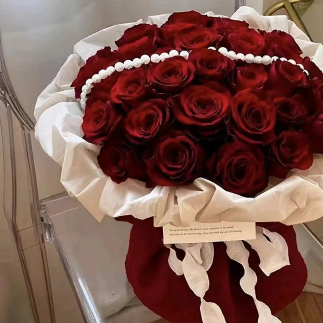 33朵小香风玫瑰花束