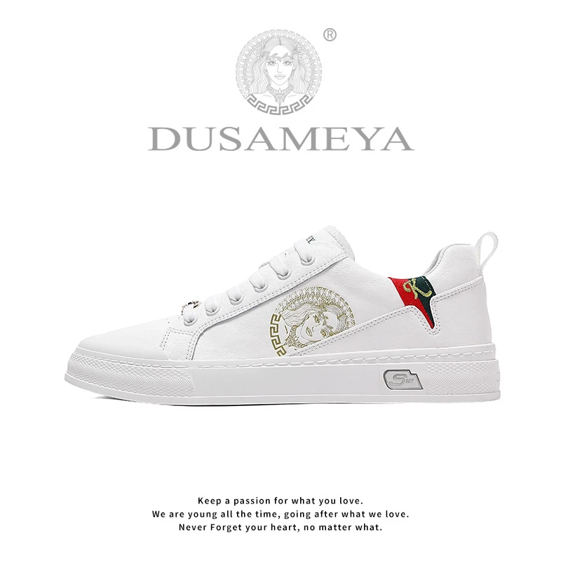 DUSAMEYA/杜莎米娅秋冬款潮流轻奢时尚休闲百搭透气低帮休闲板鞋