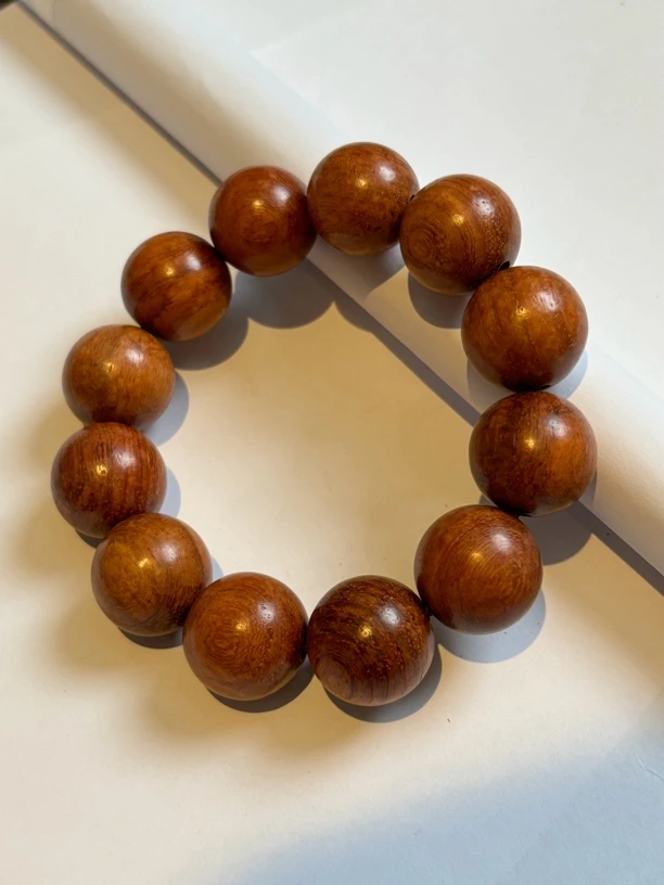 110680 海南黄花梨圆珠手串20mm