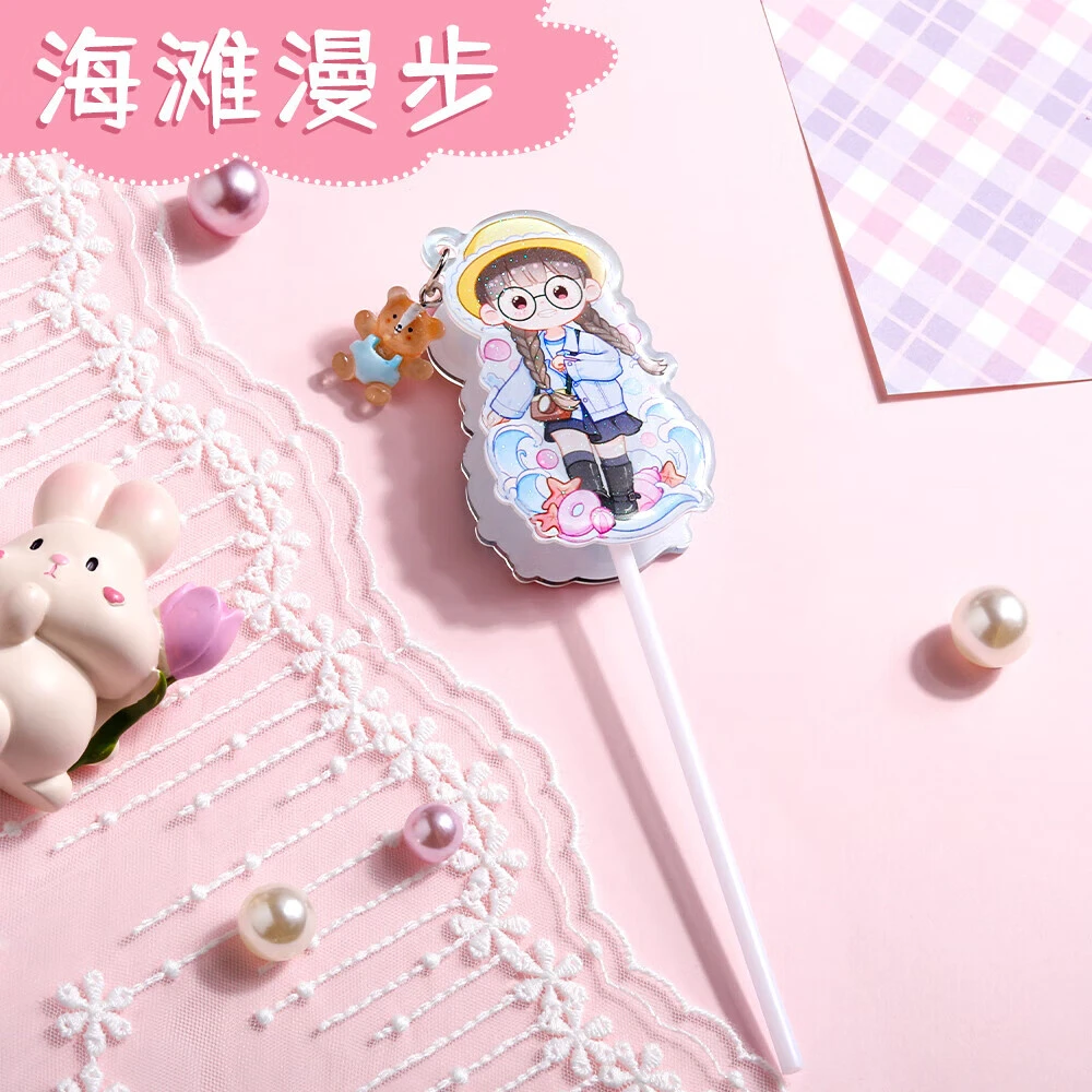 机灵姐滴胶手账夹亚克力手帐本夹子书夹画册板夹固定夹手账工具