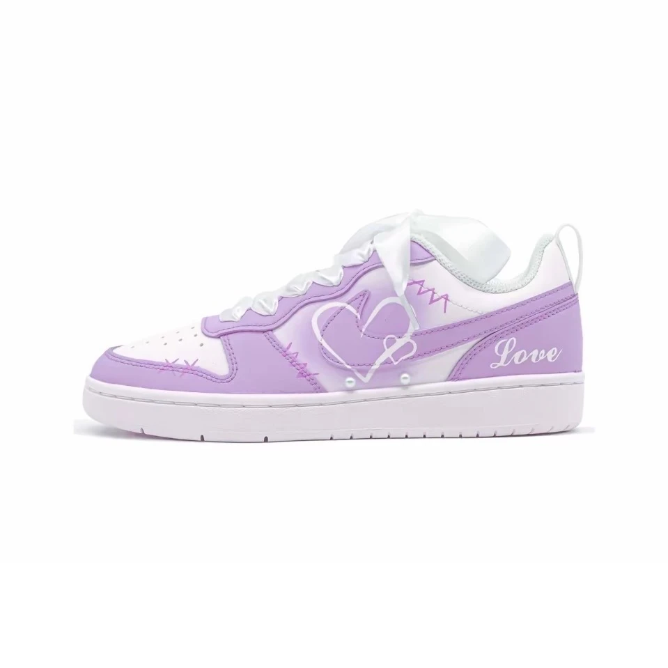 NIKE/耐克【定制球鞋】情人节限定海盐芝心紫色系七夕送老婆送女友
