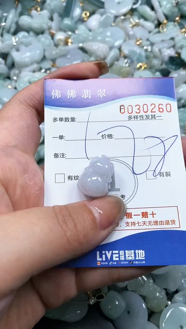 【闪购商品】翡翠颈饰未镶嵌闪购商品0030260