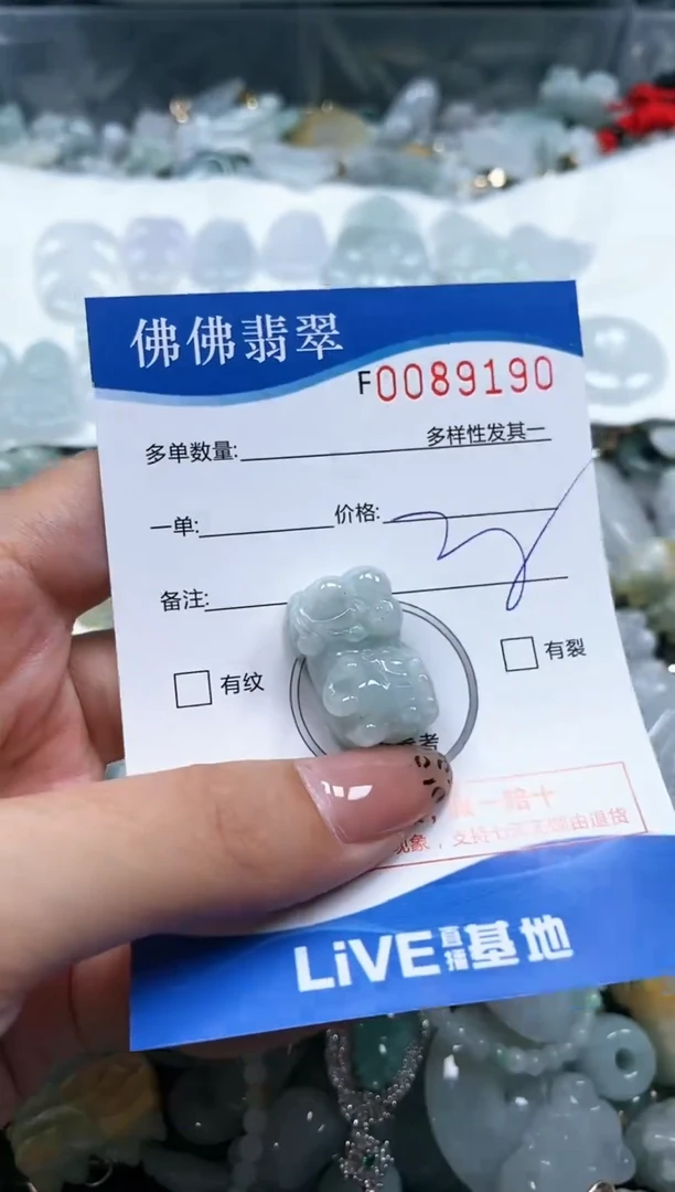【闪购商品】翡翠颈饰未镶嵌直播闪购0089190