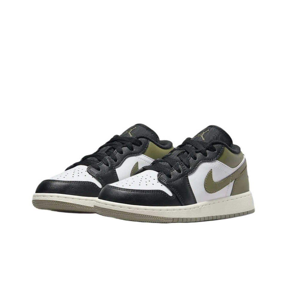 NIKE/耐克Air Jordan 1 Low  低帮 篮球鞋 男款 黑白绿553558092