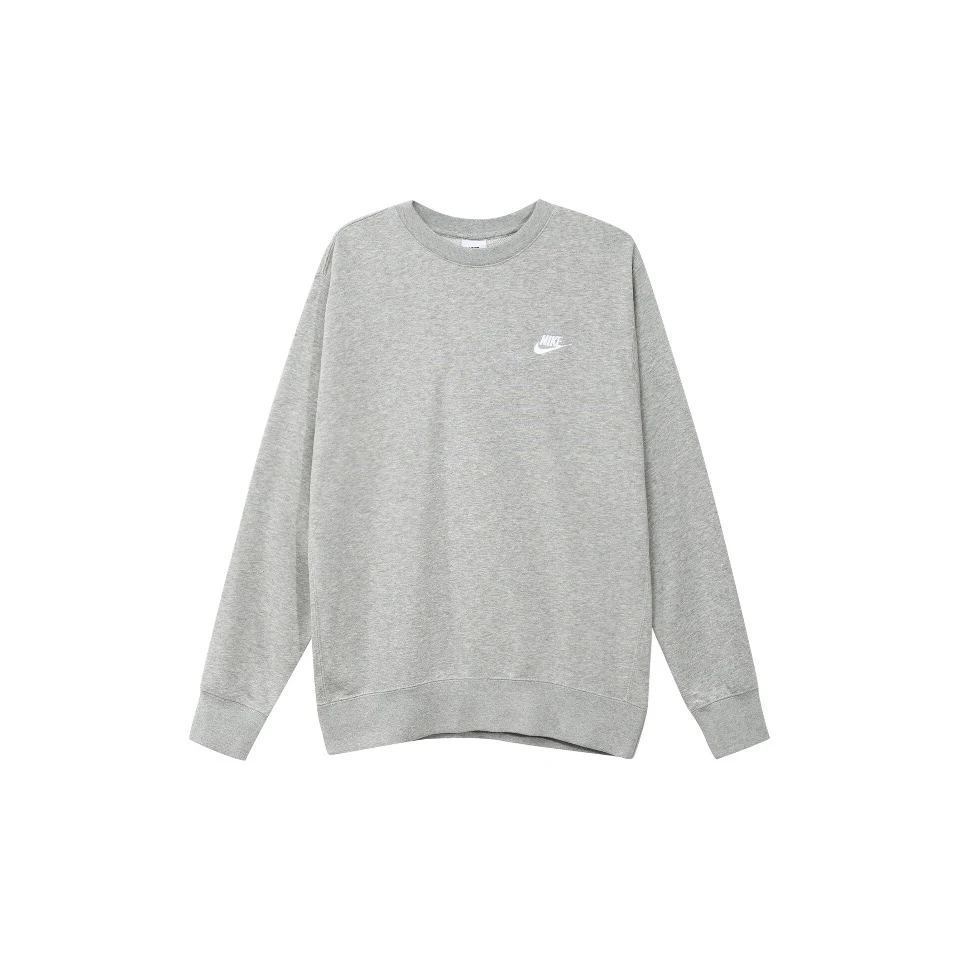 NIKE/耐克Sportswear Club 休闲运动圆领卫衣男款 灰色 BV2667063